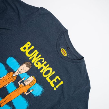 POLERA HOMBRE BEAVIS AND BUTT-HEAD BUNGHOLE AZUL MARINO - 2