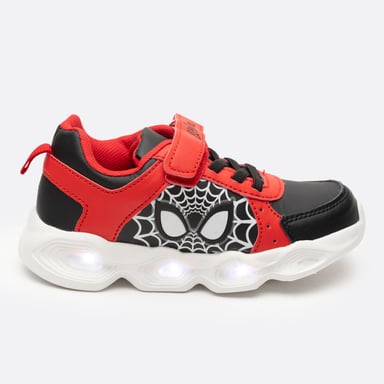 ZAPATILLAS NIÑO MARVEL CASUALES NEGRO LUCES OJOS SPIDERMAN - 2