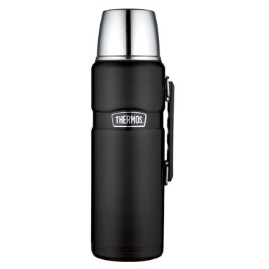 TERMO LIQUIDO THERMOS KING 2.0L ACERO INOXIDABLE NEGRO - 1