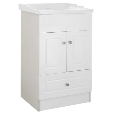 MUEBLE VANITORIO DOMSA 50CM BLANCO B-50-PH (NO INCLUYE CUBIERTA) - 1