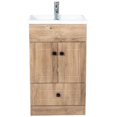 MUEBLE VANITORIO DOMSA 50CM WOOD B50PH-W (NO INCLUYE CUBIERTA) - 2