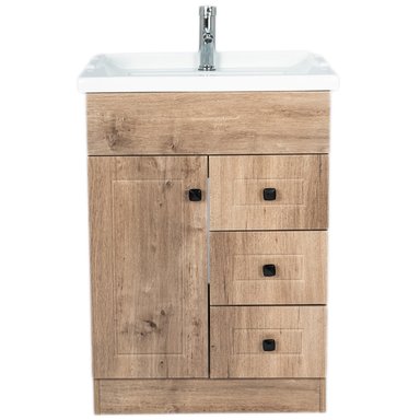 MUEBLE VANITORIO DOMSA 60CM WOOD B60PHN-W (NO INCLUYE CUBIERTA) - 2