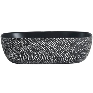 LAVAMANOS SOBREPONER DOMSA SLC895-ARENA PLATEADA / 45,5X32X13,5CM - 1
