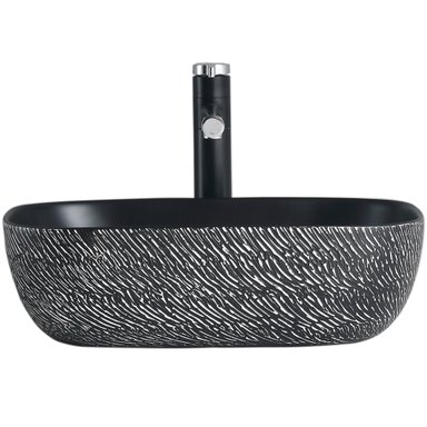 LAVAMANOS SOBREPONER DOMSA SLC895-ARENA PLATEADA / 45,5X32X13,5CM - 3