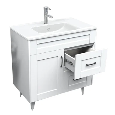 MUEBLE VANITORIO DOMSA 80SK BLANCO (NO INCLUYE CUBIERTA) / 80CM - 4