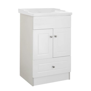 KIT DOMSA MUEBLE VANITORIO B-50-PH + F-50/50 X 80 X 40 CM BLANCO - 3