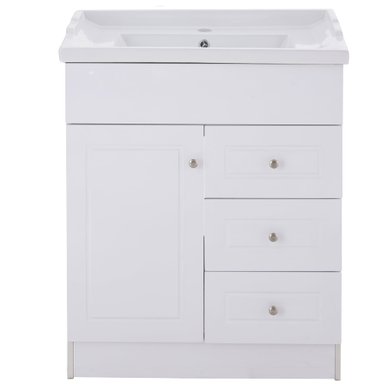 KIT DOMSA MUEBLE VANITORIO B70-PHNB + F-70/70 X 80 X 47 CM BLANCO - 1