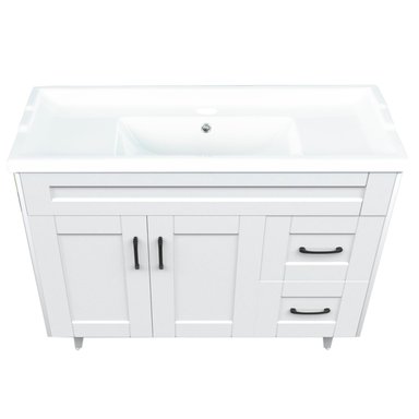 KIT MUEBLE VANITORIO DELUXE DOMSA BLANCO 100SK+F-100 - 2