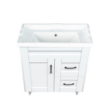 KIT DOMSA MUEBLE VANITORIO DELUXE 70SK + F-70 BLANCO - 3