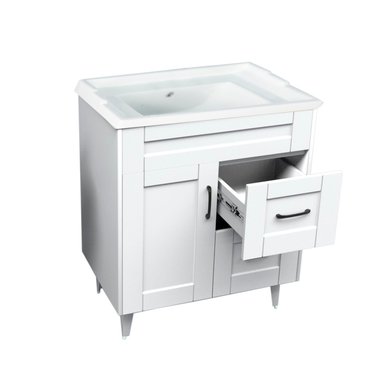 KIT DOMSA MUEBLE VANITORIO DELUXE 70SK + F-70 BLANCO - 4