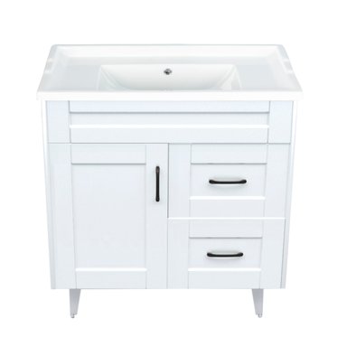 KIT DOMSA MUEBLE VANITORIO DELUXE 80SK + F-80 BLANCO - 1