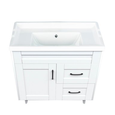 KIT DOMSA MUEBLE VANITORIO DELUXE 80SK + F-80 BLANCO - 2