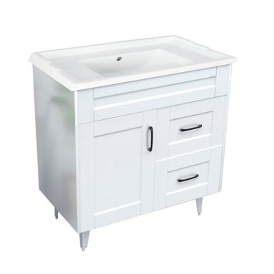 KIT DOMSA MUEBLE VANITORIO DELUXE 80SK + F-80 BLANCO - 3