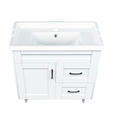 KIT DOMSA MUEBLE VANITORIO DELUXE 80SK + F-80 BLANCO - 5