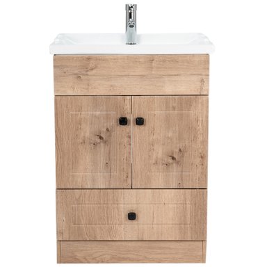 KIT DOMSA MUEBLE VANITORIO B60PH-WOOD + F-60/60 X 80 X 47 CM - 1