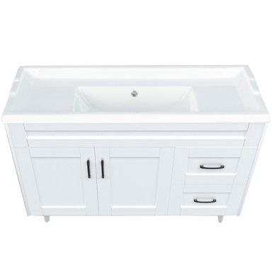 KIT MUEBLE VANITORIO DOMSA BLANCO 120SK-B+F-120 / 120X80X47CM - 2