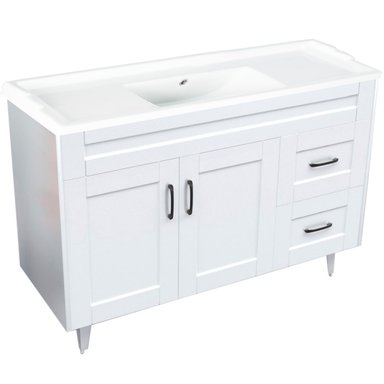 KIT MUEBLE VANITORIO DOMSA BLANCO 120SK-B+F-120 / 120X80X47CM - 3