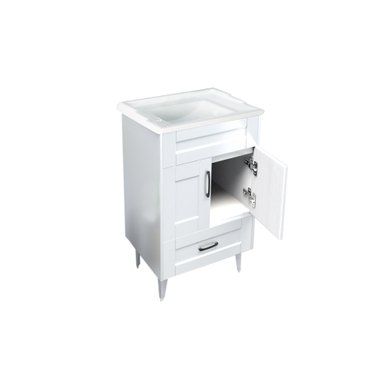 KIT DOMSA MUEBLE VANITORIO 50SK-B + F-50/50 X 80 X 40 CM BLANCO - 3