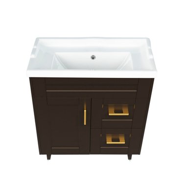 KIT DOMSA MUEBLE VANITORIO CAFÉ 70SK-C + F-70/70 X 80 X 47 CM - 2