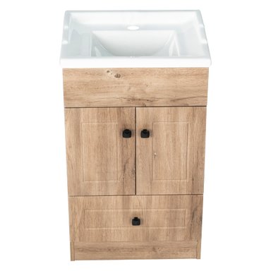 KIT MUEBLE VANITORIO DOMSA B50PH WOOD+F 50 50X80X40CM BLANCO - 2