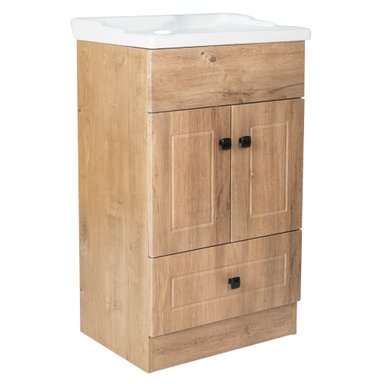 KIT MUEBLE VANITORIO DOMSA B50PH WOOD+F 50 50X80X40CM BLANCO - 4