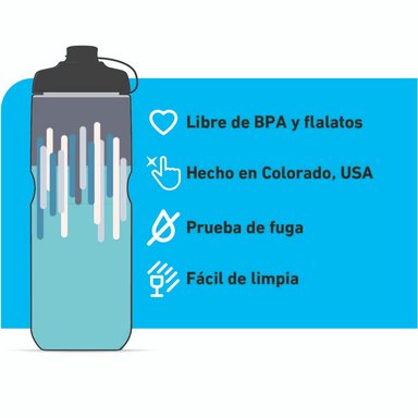 BOTELLA POLAR BOTTLE 590ML BREAKAWAY® MUCK INSULATED SLATE BLUE/TURQUOISE - 3