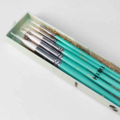HIMI - MIYA LITTLE BIRD SET DE 5 PINCELES ACUARELA VERDE - 3