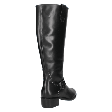 BOTAS MUJER POLLINI CUERO NEGRO CASUAL H254 - 3