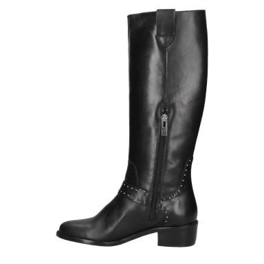 BOTAS MUJER POLLINI CUERO NEGRO CASUAL H254 - 4