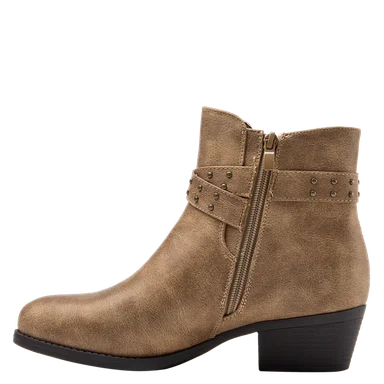 BOTÍN MUJER MARRÓN CASUAL DAKOTA J787 CLARO - 4
