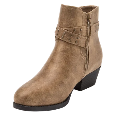 BOTÍN MUJER MARRÓN CASUAL DAKOTA J787 CLARO - 5