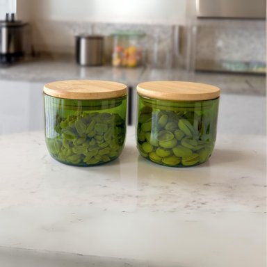 POCILLOS DE PICOTEO - VERDES (2 UNIDADES) - 400 ML - 3