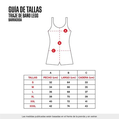TRAJEBAÑO MUJER BARRACUDA LEGG CRAYON - 3
