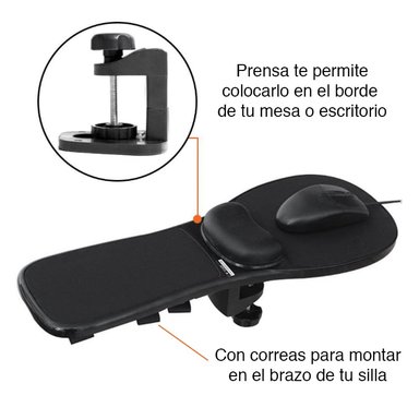 Mouse Pad con apoya Brazo silla - 5