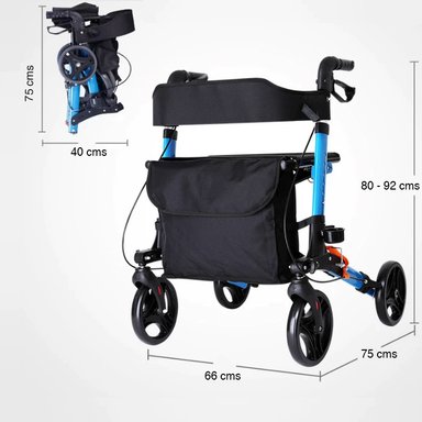 BURRITO ANDADOR MIABU SF-01 CON RUEDAS Y ASIENTO PLEGABLE - 7