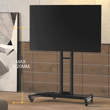 SOPORTE TV CA55 RUEDAS PEDESTAL MÓVIL HASTA 70 PULGADAS - 3
