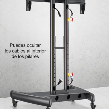 SOPORTE TV CA55 RUEDAS PEDESTAL MÓVIL HASTA 70 PULGADAS - 4