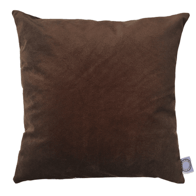 FUNDA ELIZABETH PEPER COJIN DECORATIVO DISEÑO OSCURO 45 X 45 CM CAFÉ - 1