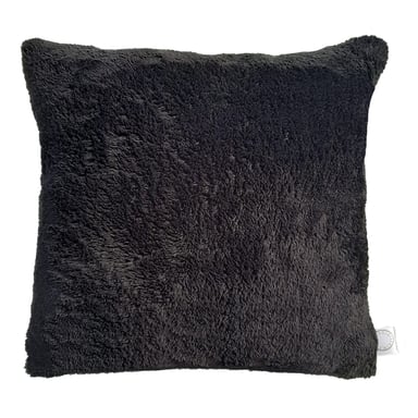 FUNDA ELIZABETH PEPER COJIN DISEÑO CORDERITO 45 X 45 CM NEGRO - 1