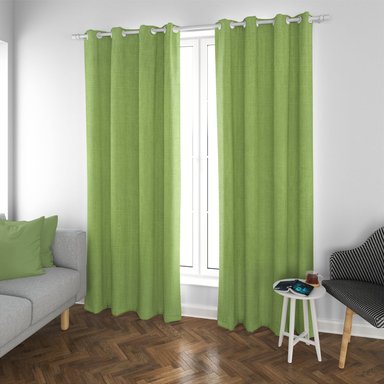 SET DE CORTINAS BLACKOUT 2 PAÑOS DE 140 X 220 CM VERDE - 2