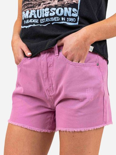SHORT JEANS ALGODÓN MUJER MAUI & SONS ROSADO 5B1939-WV23 5B1939 - 3