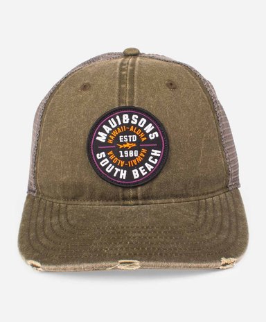 JOCKEY MAUI & SONS 5AJ1878 VERDE SOUTH BEACH ACID TRUCKER HOMBRE MAUI AND SONS - 3