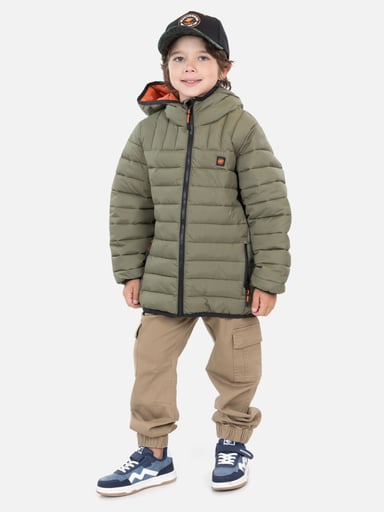 PARKA BRAVE INFANTIL VERDE MAUI AND SONS - 4