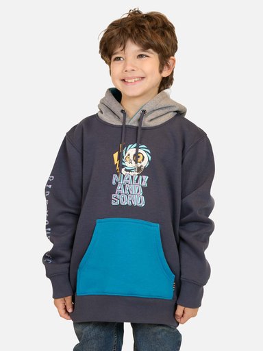 POLERON CANGURO SHORE AZUL INFANTIL MAUI AND SONS - 1