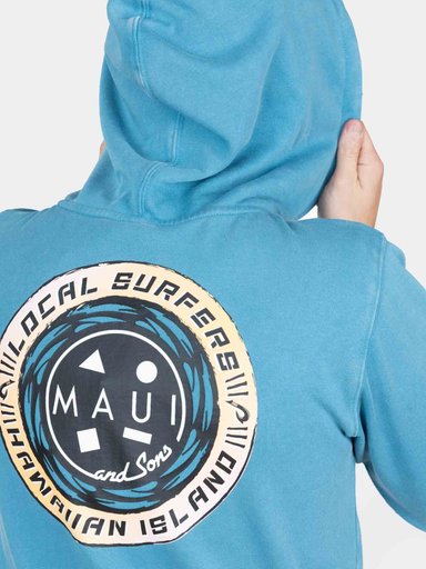 POLERON FZ ORALIA CELESTE INFANTIL MAUI AND SONS - 3