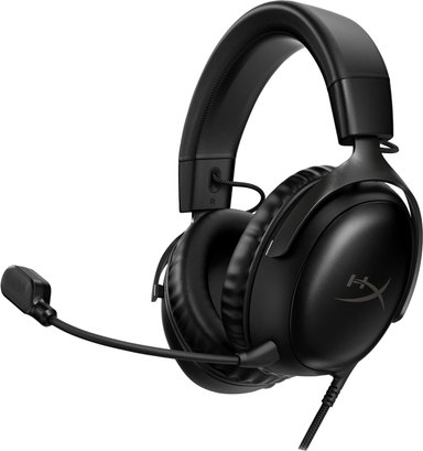 AUDIFONOS GAMER DIADEMA HYPERX CLOUD III ALAMBRICO NEGRO - 1