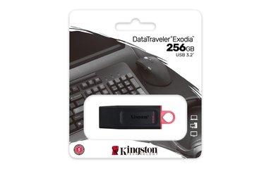 PENDRIVE KINGSTON UNIDAD FLASH USB DATATRAVELER EXODIA 256 GB USB TIPO A - 6