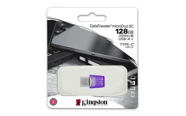 PENDRIVE KINGSTON UNIDAD FLASH USB 128 GB USB TYPE-A USB TYPE-C - 4