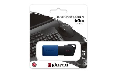 PENDRIVE KINGSTON DATATRAVELER EXODIA M USB 64 GB USB 3.2 GEN 1 - 3