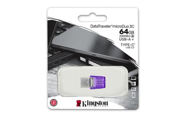 PENDRIVE KINGSTON UNIDAD FLASH USB 64 GB USB TYPE-A USB TYPE-C - 4